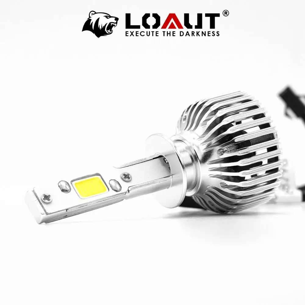 LOAUT 1 год гарантии H1 светодиодные лампы автомобильные огни 70 Вт 6000 К COB 12 в 24 В 8000лм лампочки для Авто canbus