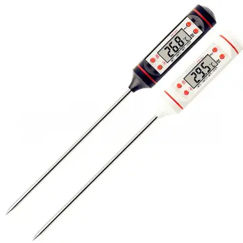 

TP101 Pen Type LCD Food Thermometer Stainless Steel Pin Kitchen Temperature Measurement Tools