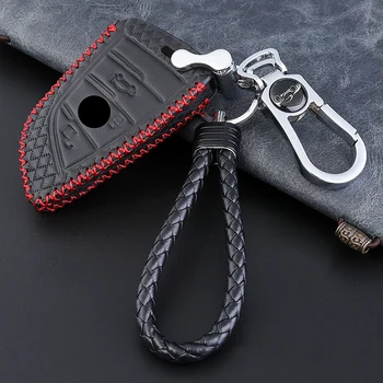 

Cowhide car key case For BMW 520 525 f30 f10 F18 118i 320i X1 X3 X4 X5 X6 M3 M4 M5 Series 12357 F15 F16 E53 E70 E39 F10 F30 G30