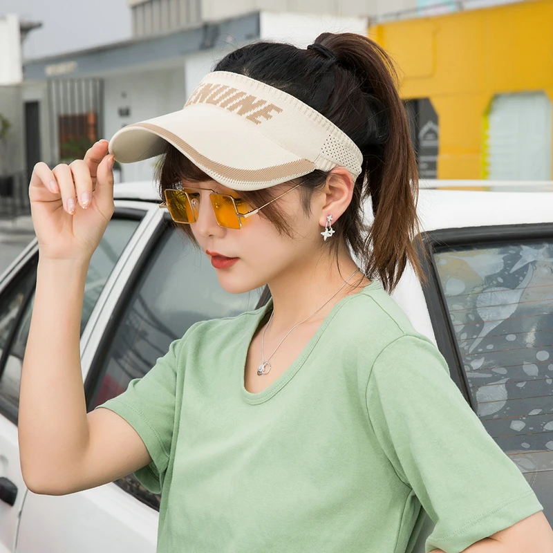 Summer Sun Visors Hat Caps Sports Quickly Dry Sun Hats Visors Sports