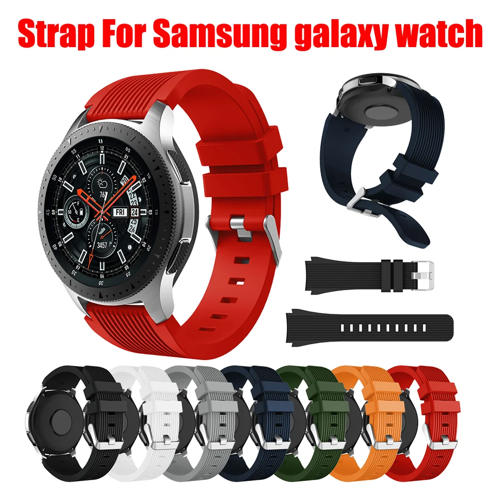 Ремешок для часов Samsung galaxy мягкий силиконовый ремешок 46 мм Gear S3 Frontier спортивный