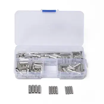 

150pcs/set Insulated Butt Connectors Cable Crimp Terminal Car Auto Accessories Butt Connector for Ships Automobiles