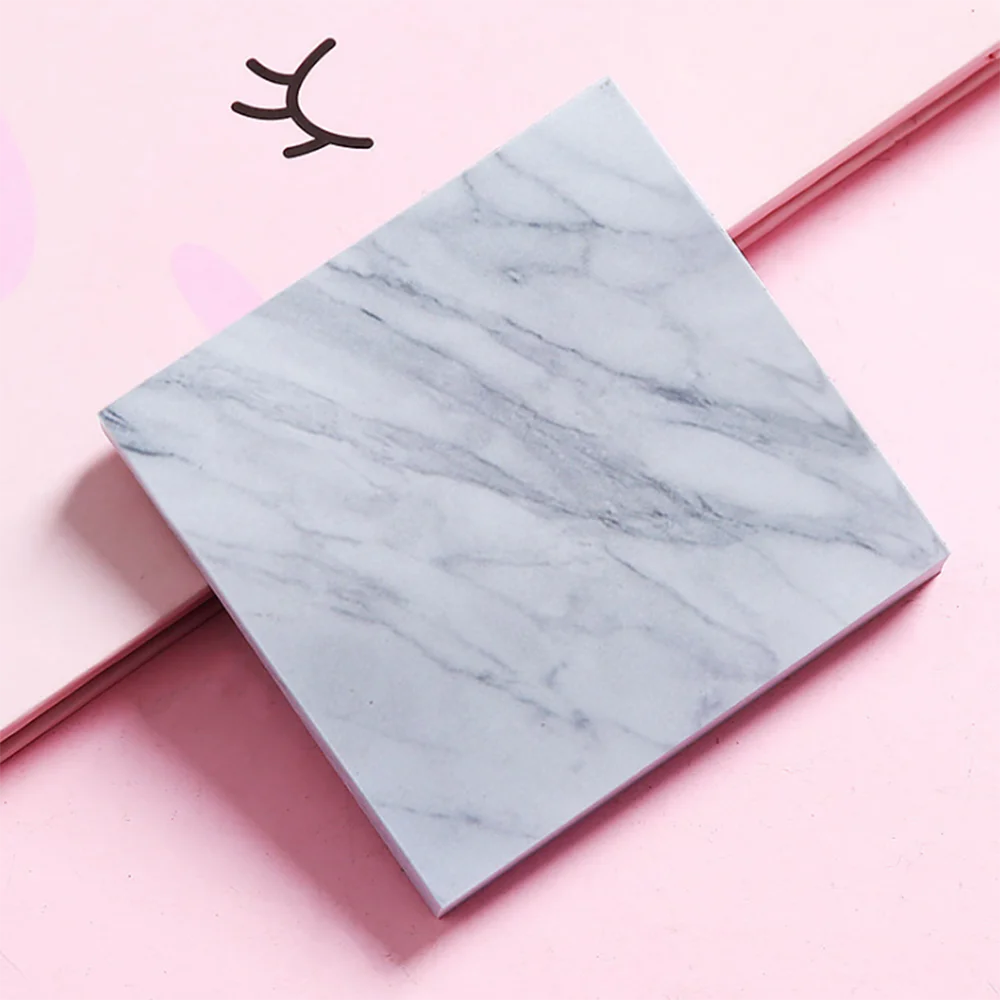 7 x 7cm-A 1 шт. креативный японский мраморный камень цвет липкий блокнот наклейка для офисного планировщика бумажные канцелярские принадлежности Школьные принадлежности - Цвет: 7 x 7cm-A