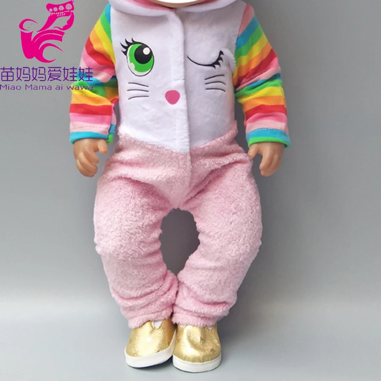 Jacket for 43cm doll clothes for 18" 43cm baby doll jacket children doll toys coat pants