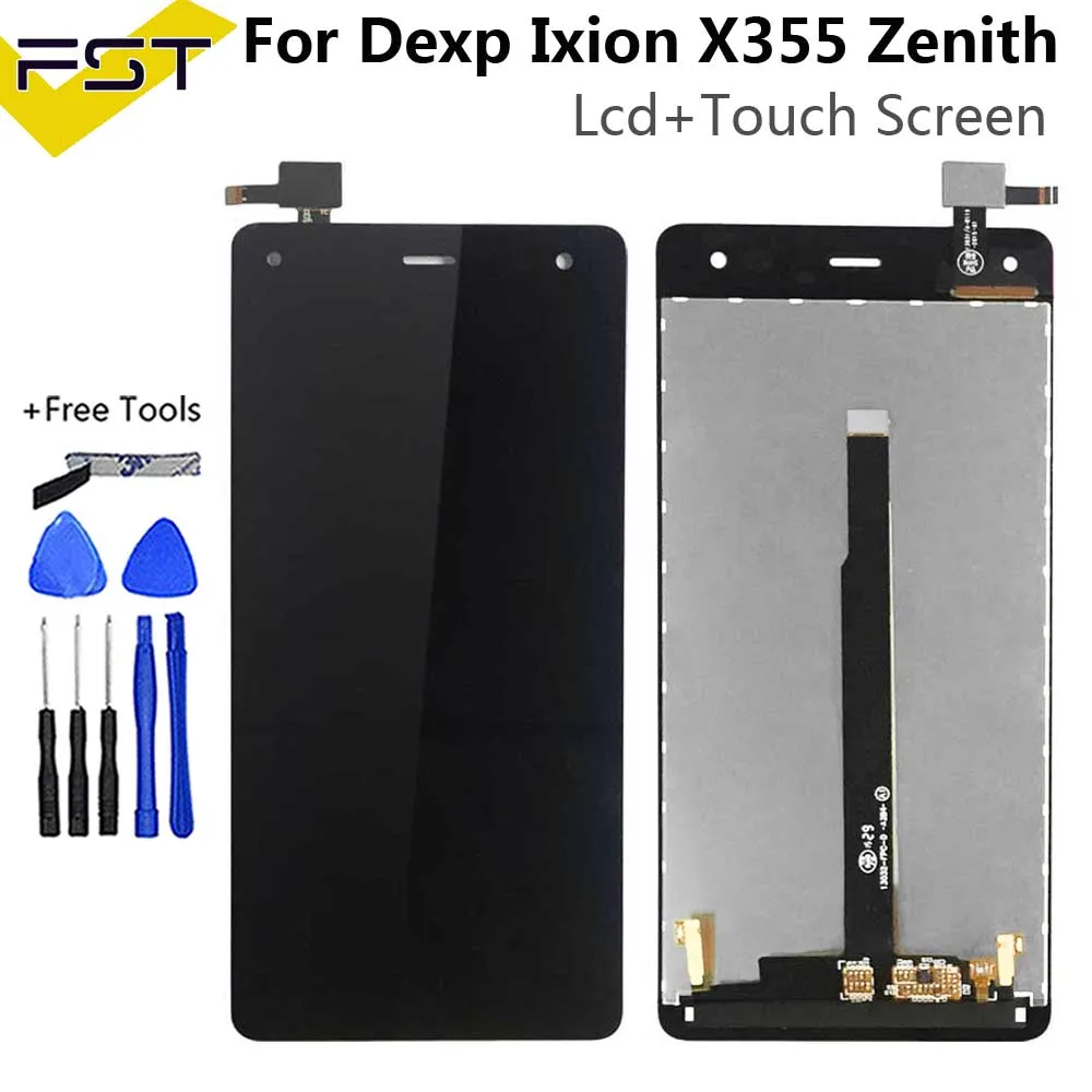 5 дюймов для Dexp Ixion X355 Зенит ЖК дисплей + кодирующий преобразователь сенсорного
