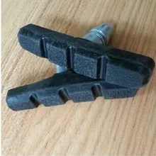 Резиновая тормозная колодка для велосипеда, мотоцикла, машины, тихий тормозной резиновый блок, чистый черный тормозной резиновый блок