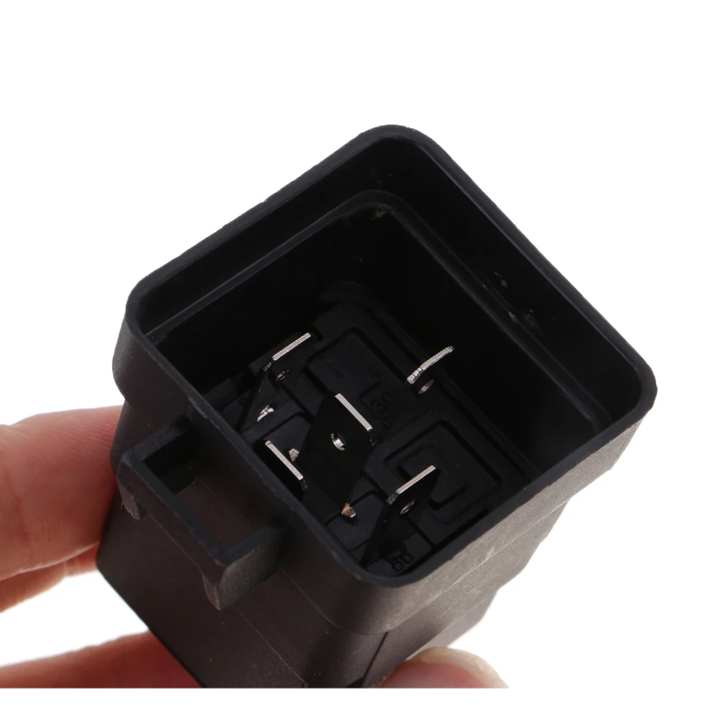 2 Sets 12V 40A 5Pin Relay And Relay Holder Socket Integrated With Terminals