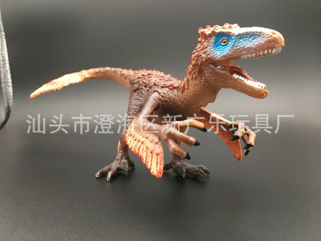 Новый динозавр Utahraptor Велоцираптор модель динозавра игрушка форма Игрушка имитация динозавра модели