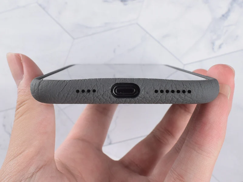 Роскошный чехол из натуральной кожи на заднюю панель для iPhone 11 Pro Max XS Max X, бизнес-чехол с полным краем, защитный чехол для телефона, популярный серый цвет