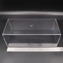 Model araba akrilik kılıf şeffaf toz geçirmez siyah taban ile 1/64 1/43 1/32 1/18 1/24 ölçekli ekran kutusu yüksek kalite(China)