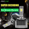 FCCEMC 2PCS LED Car D2S For Nissan Murano Bulb Car 55W 24000LM Super Bright Auto Headlight Lamp Driving Light 6000K White Canbus