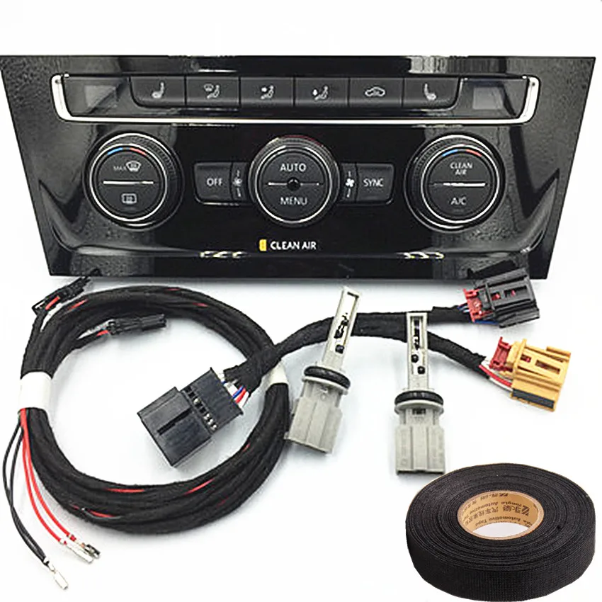 Upgrade Manual To Automatic Climatronic Air Condition AC Control Switch Panel For MQB Volkswagen