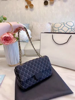 

Fashionable and retro fashion brand women's brand star chain Diamond Long Shoulder Bag Messenger Bag