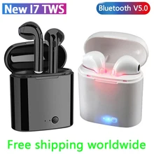 Bluetooth наушники i7s TWS мини беспроводные Bluetooth 5,0 наушники стерео вкладыши гарнитура с зарядным устройством микрофон для iPhone Android