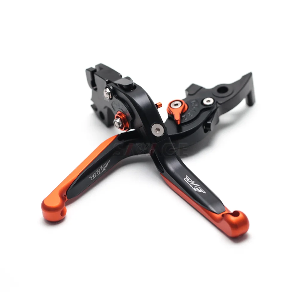 Сцепные рычаги для KTM DUKE 125 200 250 390 2012- 19 17 15 13 DUKE390 Аксессуары для мотоциклов Складной Выдвижная логотип