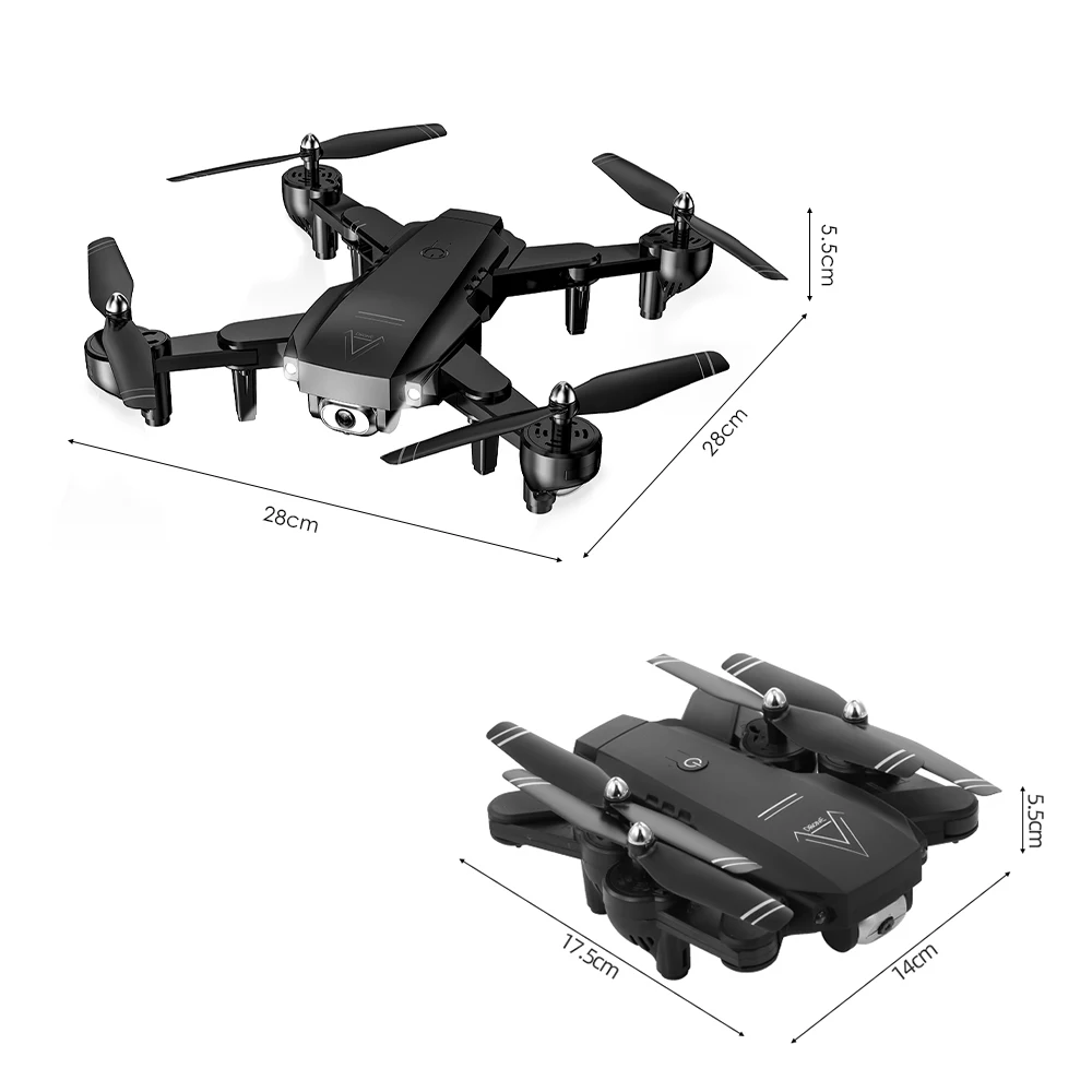 Радиоуправляемый Дрон L103 с камерой 1080P Wi Fi FPV позиционирование оптического потока