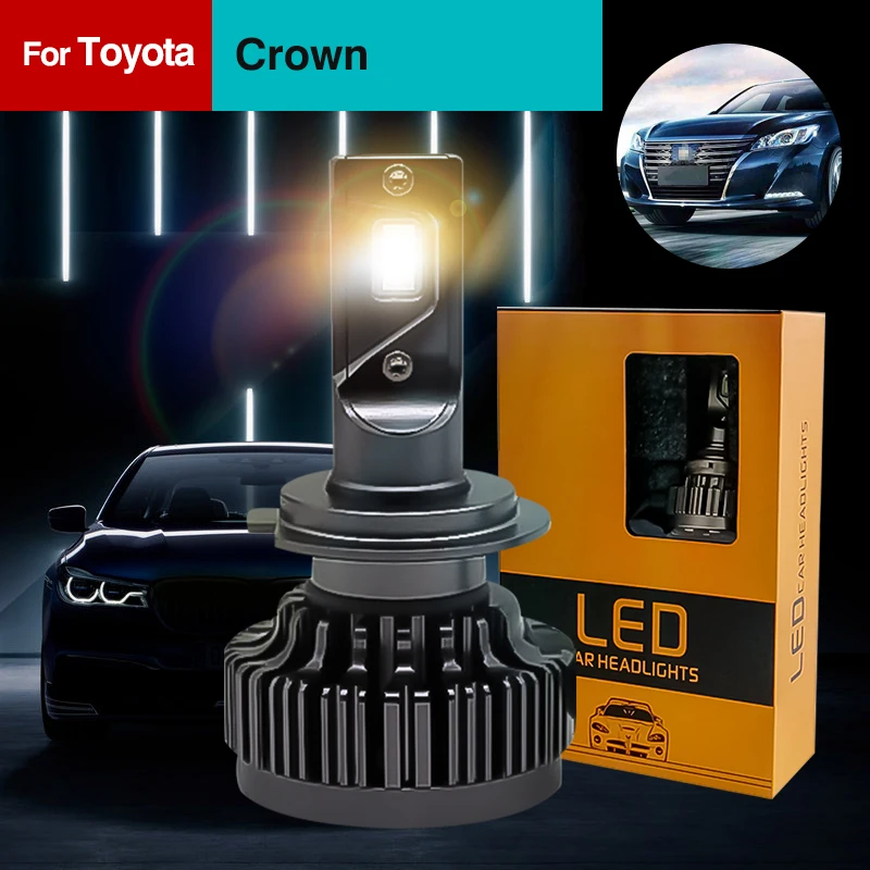 

Special For Toyota Crown Car Led headlight With CSP Chips H4 9005 HB3 9006 HB4 H1 H7 H8 H9 H11 9012 6000K 12V 7200LM 30W