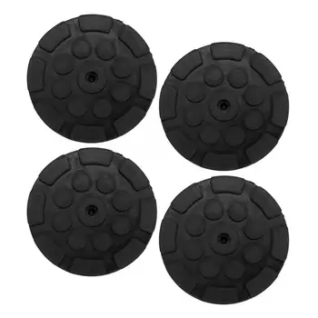 

4 Pcs Car Round Rubber Arm Pads Auto Jacking Lift Pads Weightlifter Accessories Very thick very durable High quality assurance