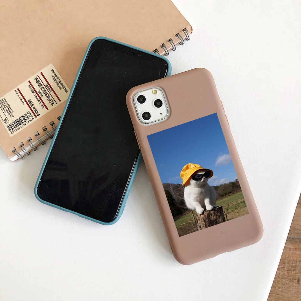 Чехол для телефона iPhone XS XR X 8 7 Plus 6S 12 mini с забавным мультяшным рисунком мягкий