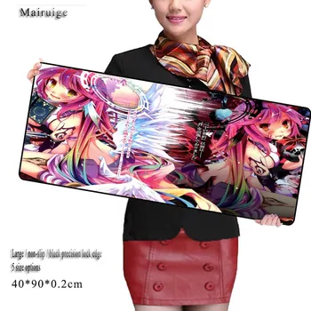 

Mairuige No Game no Life Anime By Yourself Mausepad Rubber Customizing Custom-made Mat Customized Gaming Mouse Pad Free Shipping