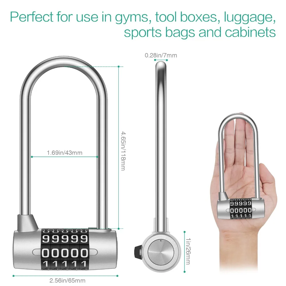 cadeado impermeável, segurança exterior, fechadura da porta do ginásio, grande manilha