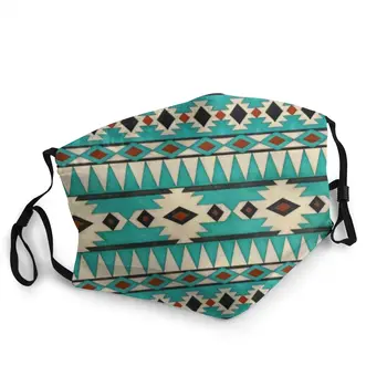 

Unisex Mouth Mask Adjustable Anti Dust Face Mouth Mask, Buffalo Native Stripe Face Cover For Cycling Camping Travel
