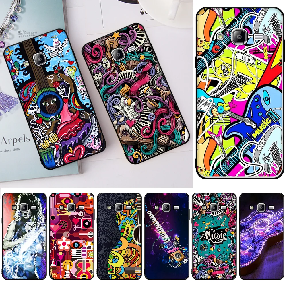 

ByLoving Guitar Music Newly Arrived Black Cell Phone Case For Samsung J2 Prime J2 Pro J4 J4Plus J415 j6 J6 Prime J7 Plus J7 2018