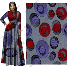 Хлопок Африка Анкара расписаная восковая ткань воск гарантированный настоящий голландский воск лучшее качество Швейные материалы для вечерние платья 6 ярдов