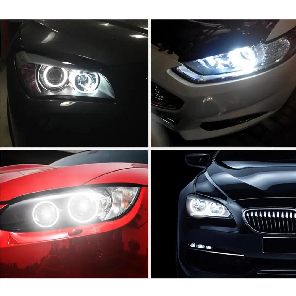 2 шт., автомобильный светильник в виде ангельских глаз, головной светильник, лампа для BMW E90 E91, без ошибок, светодиодный, ангельские глазки, маркер, светильник s, лампочки, автоматический рабочий светильник