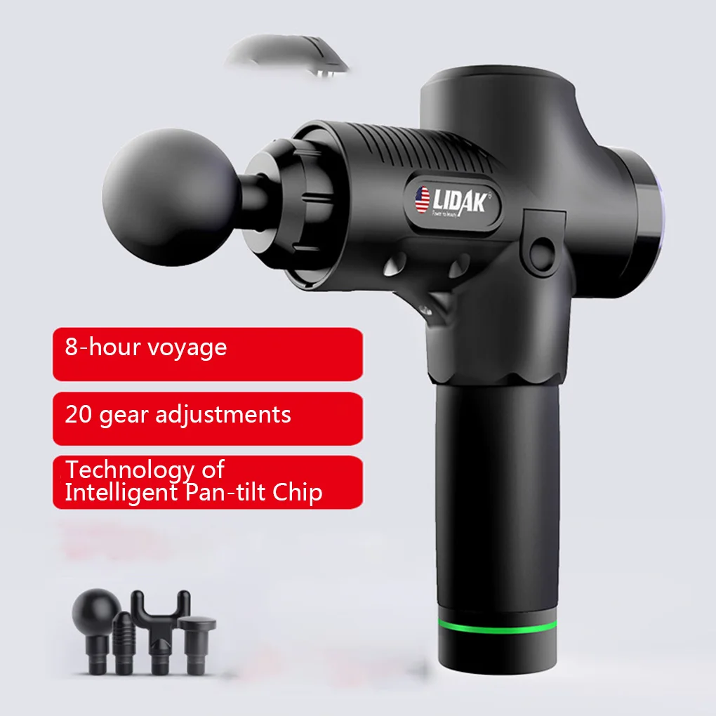 

12V/24V Muscle Massage Gun Deep Tissue Massager Therapy Gun Exercising Muscle Pain Relief Body Shaping