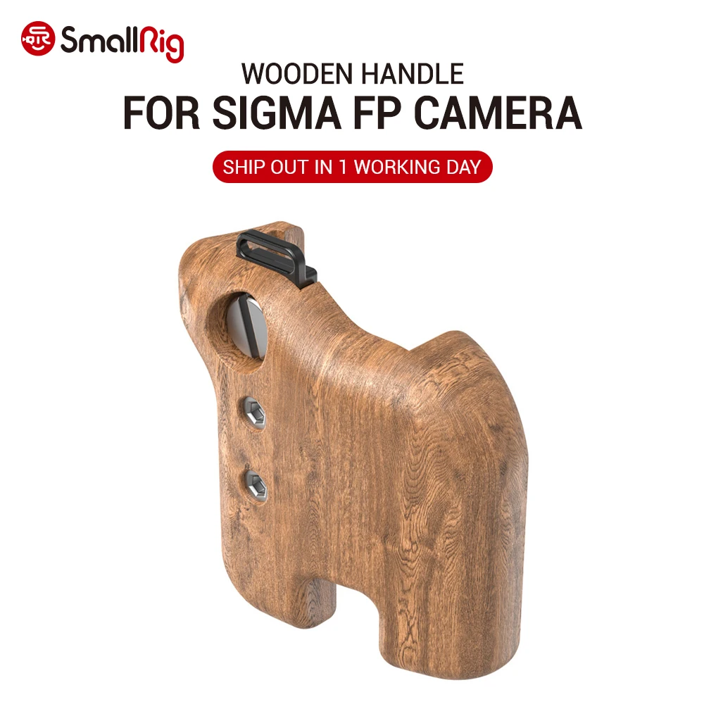 

SmallRig DSLR Camera Hand Grip Wooden Side Hand Grip for Sigma fp 2675