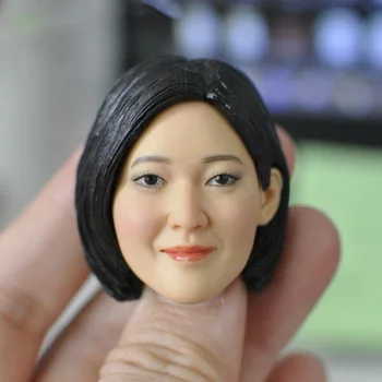 

1:6 Scale KUMIK16-83 Female Head Carved Head Sculpt Model For 12" Woman Action Figure Model Toy Accessories