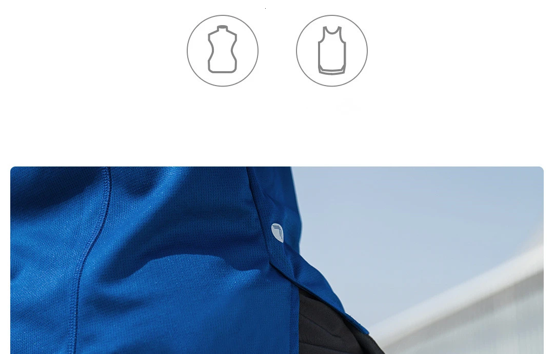 Спортивный жилет Xiaomi Mijia, сетчатый, дышащий, мягкий, быстро сохнет, впитывает пот, мужская летняя майка без рукавов, мужская спортивная одежда