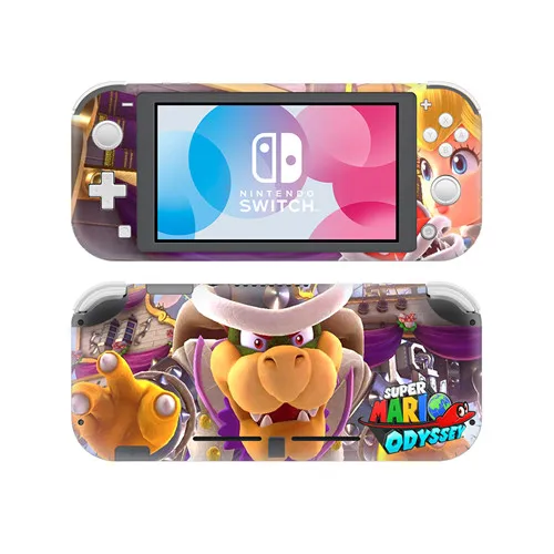 YSNSL0307 Супер Марио Одиссея кожи наклейка для nintendo переключатель Lite консоль и контроллер переключатель легкий протектор кожи Стикеры винил - Цвет: YSNSL0307