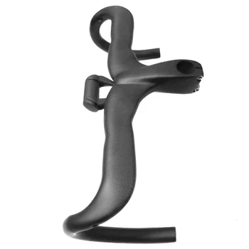 

Matte Carbon Road Handlebar Bent Bar Ultralight Carbon Fiber Strengthen Bicycle Handlebar Matte Black Bicycle Spare Parts