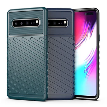 

30pcs/lot For Galaxy S10 5G S10 Plus Thunder Series Shockproof Armor Rugged Flexible TPU Case For Samsung Galaxy S10 Lite S10E