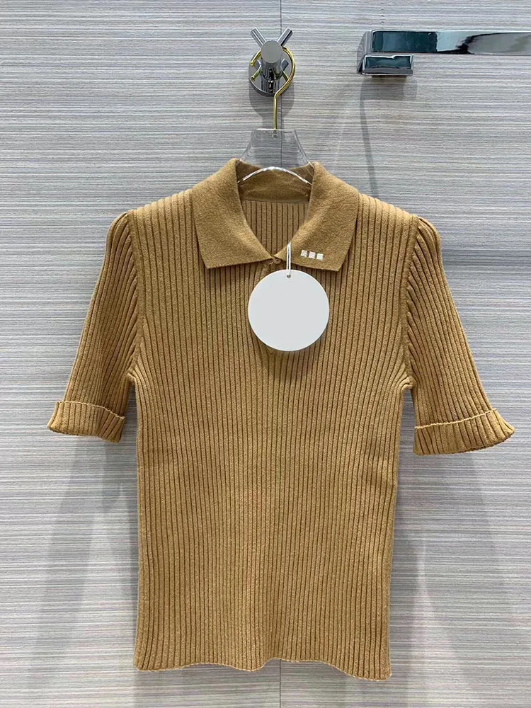 

2019 Autumn & Winter Women's New Classic Vertical Lapel Short-sleeved Sweater Free Shipping Worldwide