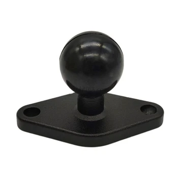 

Aluminum Alloy Motorcycle Fixing Stand Bracket Plate Rubber Ball Head Adapter for Mobile Phone GPS Navigation Devices