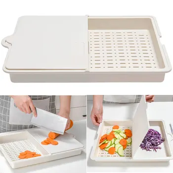 

3-In-1 Chopping Board Modern Multi-Function Cutting Washing Vegetables Draining Cutting Board TN99