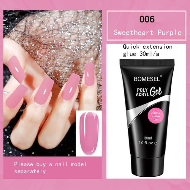 Nail Gel Crystal Extension Gel Nail Polish All For Manicure UV Nail Gel Nail Art Quick Building Nail Polish TSLM2
