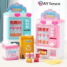 Jouet de Simulation pour bébé, Mini Machine à boissons avec pièces de monnaie, ensemble de maison, jouets éducatifs pour enfants, cadeau pour enfants