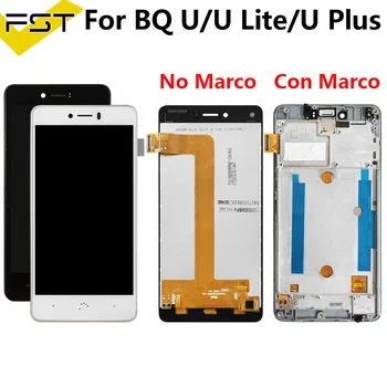 

100% Tested For BQ Aquaris U plus/U lite LCD Display+Touch Screen Digitizer Assembly for BQ U LCD Pantalla Tactil Con Marco