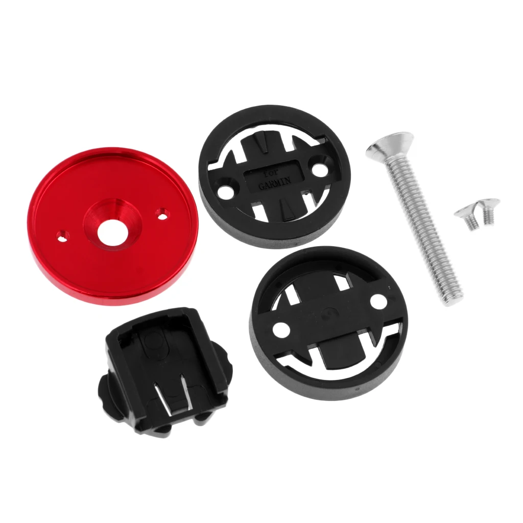 Cycling Stem Headset Top Cap GPS Computer Bracket for Garmin Cateye Bryton