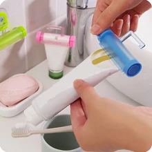 1 шт. Rolling диспенсер для зубной пасты трубки присоска-держатель зубной крем для лица для умывания ручной дозатор Аксессуары для ванной комнаты