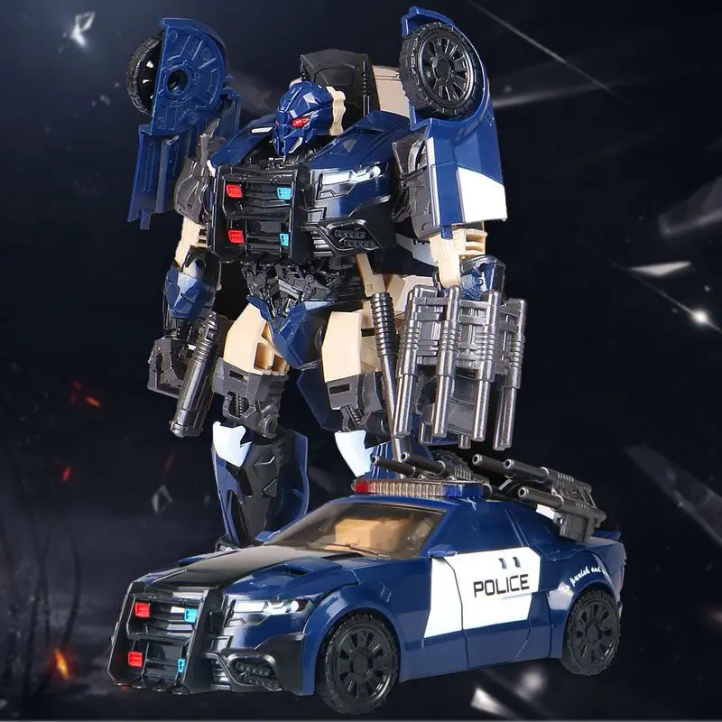 

Black Mamba Transformation Toy Decepticons Road War Barrier Robot Giant Toy Cross Border 6001-5 Jingang