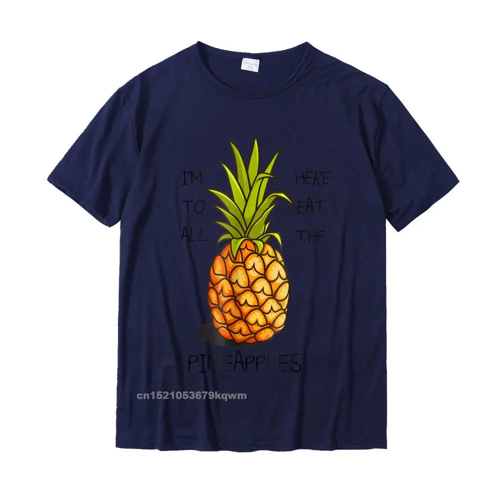 Hawaii Pineapple Tshirt woman__4556 T-Shirt Classic Slim Fit Round Neck Pure Cotton Tops Shirts Top T-shirts for Men Labor Day Hawaii Pineapple Tshirt woman__4556 navy