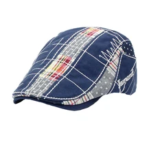 Берет, вымытая Кепка, модный принт для гольфа, необычная вышивка, повседневная, Всесезонная, подарок, смесь хлопка, Регулируемая Мужская шляпа с пряжкой