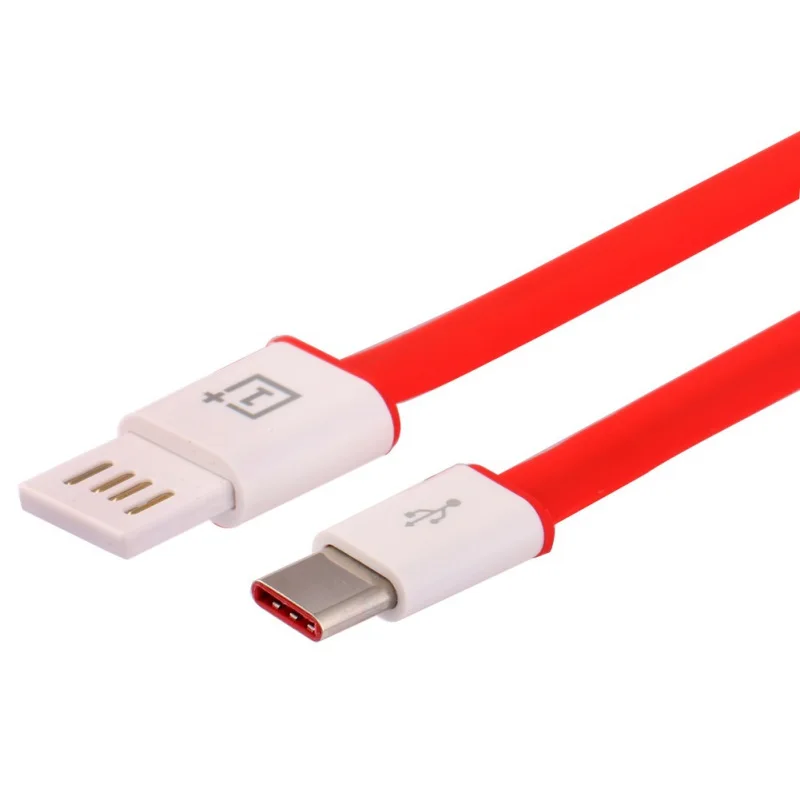 100 см кабель для быстрой зарядки красная лапша usb type C дата-линия зарядка одного