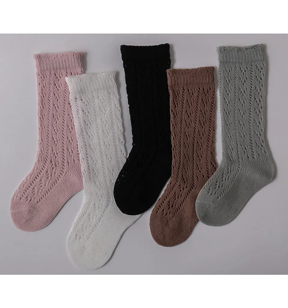 Kids Knee High Socks Child Toddler Girl Newborn Infant Summer Cotton Mesh Cute Princess Frilly Long Sock Kawaii Baby Accessories 3 H4c0788d8a7a140fc99bf7ecbc3fa8dfaj