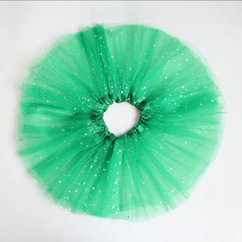 2020 Baby girls fluffy petti skirts tutu Girls Polka Dot Star Sequin Mesh Tutu Skirt Puff Tutu Ballet Girl Skirt